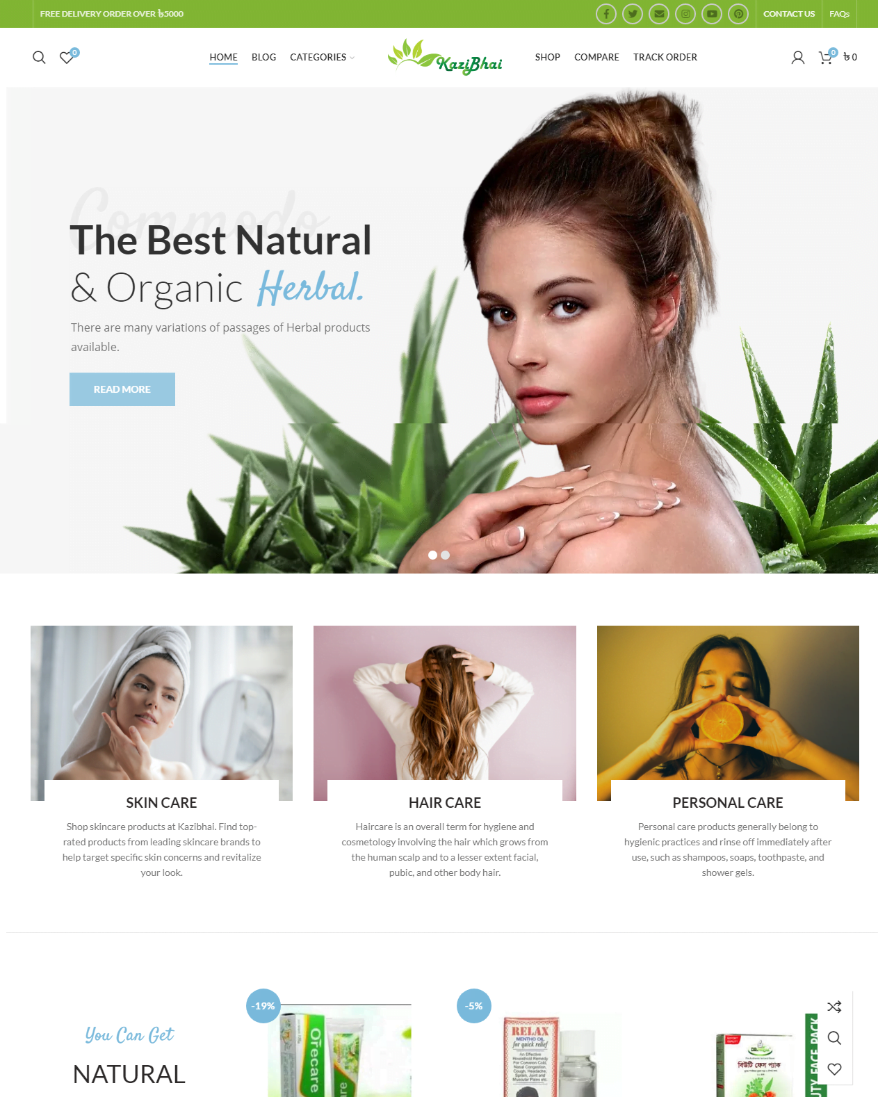 Web Design 7 KaziBhai – Beauty Cosmetics Store in BD 1